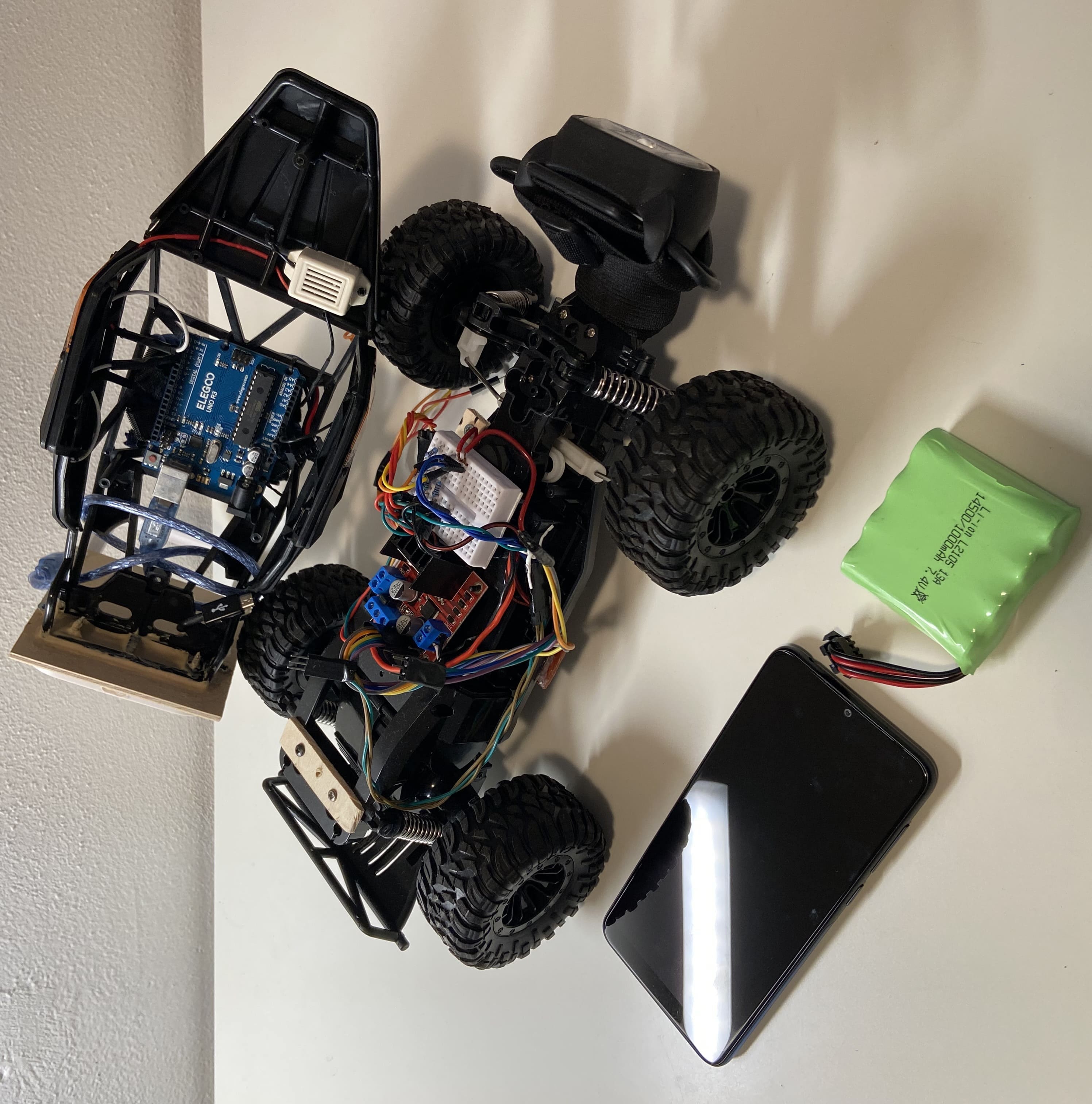 Modified car (internal view)